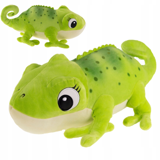 Hračka plyšový maskot CHAMELEON 35 cm FARBA ZELENÝ MEDVEĎ