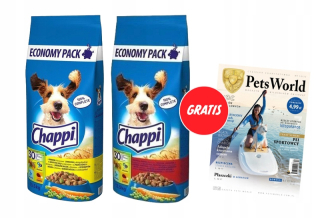 Granule pre psa - Chappi Mix Chuť hydina + hovädzie mäso 2x 13,5 kg