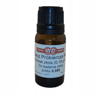 CHLORID ZLATÝ Testovacia kvapalina 0,18 g Au - 5 ml