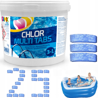 Gamix Chlor Multi Tablets 3v1 5kg Multifunkčné