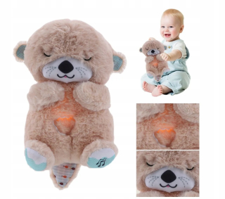 MASKOT CUDDLE OWLING OTT, MEDVEĎ UKLIDŇUJÚCI, BUDÚCI MEDVEĎ, DÝCHACA VYDA