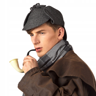 Detská kostýmová čiapka - Detektív Sherlock Holmes