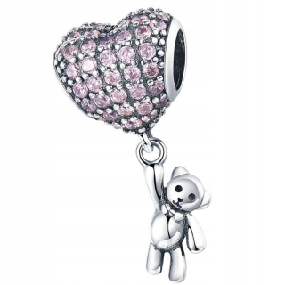 Prívesok Charms Pave Misiek MODA TRUSKY