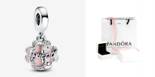Prívesok Charms Štvorlístok priateľstva 792245C01 Moments Pandor