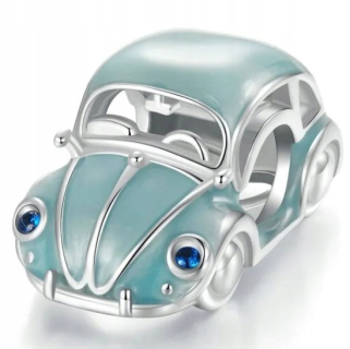 Prívesky do auta Volkswagen Beetle Beetle zo striebra 925 bieleho zlata