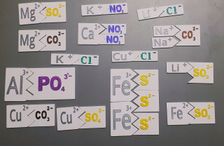 Chemické puzzle soli