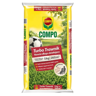 Compo Trávnikové hnojivo Turbo granulát na trávnik 5kg