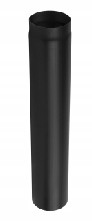 Čierna dymovodná rúra Prodmax Ø 150 mm, dĺžka 1 m