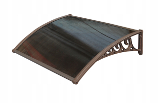 Strieška nad vchodové dvere - STRECHA NAD DVERE STRECHA 150x80 BRONZ POLYKARBONÁT