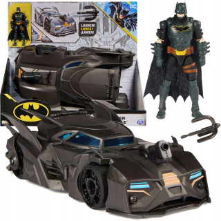 Rozpravkové auto - DC Comics Batman Figurine Set 10 cm + Batmobile Vozidlo a príslušenstvo