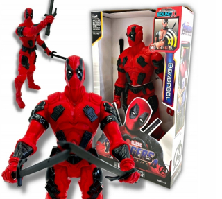 DEADPOOL SUPERHERO OBRÁZKA SVETLO ZVUK POHYBLIVÉ