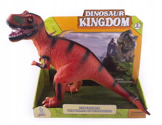 DINOSAUR T-REX VELKÁ GUMOVÁ POSTAVA ZVUK 55CM
