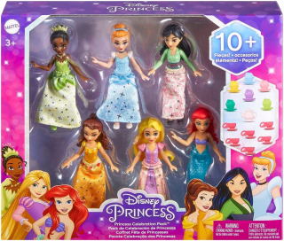 Rozprávková figúrka - Disney Doll Princess Sada 7 malých bábik