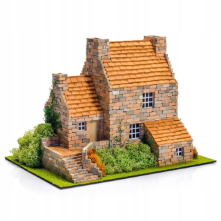 Stavebnica bloky - SÚPRAVY DOMUS 3D skladací tehlový dom - Vidiecky dom