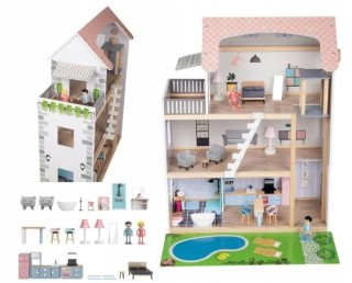 PLAYTIVE domček pre bábiky 80 cm