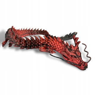 DRAGON Kĺbová figúrka Flexi Dragon 3D tlač MisticRed