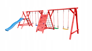 DREVENÉ IHRISKO DO ZÁHRADY MEGA JUMBO NOVÉ 4 HOJDÁČKY IMPREGNOVANÉ!