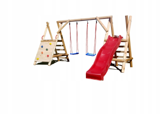 DREVENÉ IHRISKO DO ZÁHRADY HAPPY SQUARE SUPER MIESTO ŠMÝKACIE HIPÁDKY HIT!