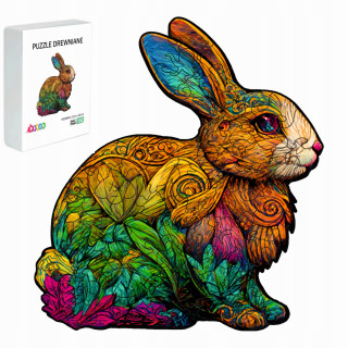 DREVENÉ PUZZZLE PRE DOSPELÉ DETI102 ELEMENTS DARČEK ZAJIKA PRE DETI