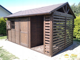 DREVAREŇ MROZEB SEDLOVÁ STRECHA 3x4,5 VÝROBCA