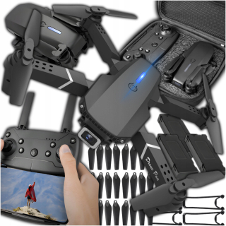 E99 DRONE 4K KAMERY VYHNUTIE SA PREKÁŽKAM WIFI 2x BATÉRIA