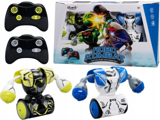 RC auto - Roboty Dumel Robo Kombat bojujú proti 2 diaľkové ovládacie prvky