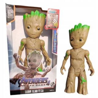 Rozprávková figúrka - Veľká figurína Groot 30 cm so zvukom Avengers