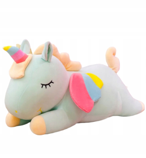 Rozprávkový plyšák - Veľký plyšový maskot jednorožca pegasus mazlo