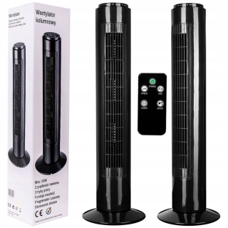 VEĽKÝ PODLAHOVÝ VENTILÁTOR STĹPOVÝ VENTILÁTOR NA DIAĽKOVÉ OVLÁDANIE