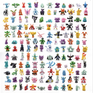 Figúrka - Veľká súprava 144 figurín Pokémon Pikachu figurín