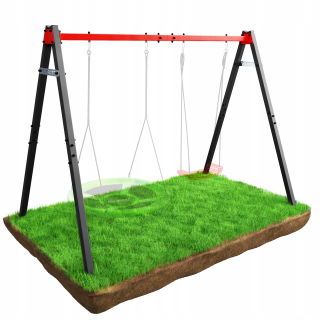 Voľne stojaca záhradná hojdačka K-Sport 172 x 255 cm