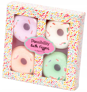 Možnosť Bath Fizzers 4x60g kúpeľňový set