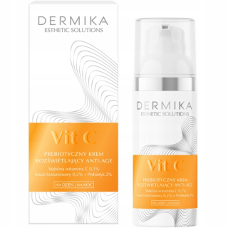 Dermika Esthetic Solutions Prebiotický rozjasňujúci krém proti starnutiu 50 ml