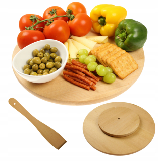Doska na krájanie - Rotová doska na pizzu so syrom 40 cm patera podnos