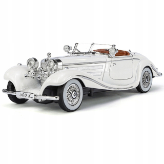 Hračky pre deti 1:24 Klasický model auta Mercedes-Benz 500K, kov