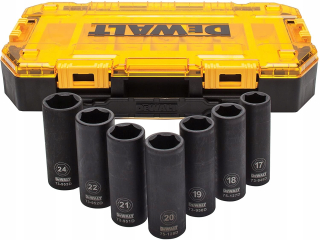 Súprava rázových nástrčných hlavíc DeWalt DWMT74737-0, 7 dielov