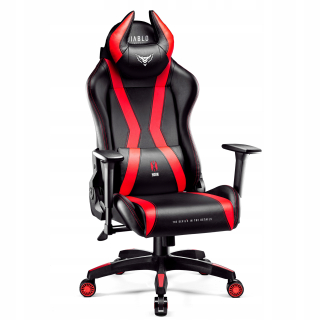 Otočné kreslo Diablo Chairs, odtiene červenej