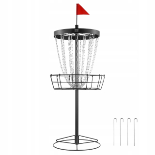 135 cm Discgolf Disc Golfový kôš - Čierny