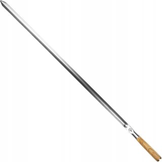 Dlhá špíz na špajle 60 cm špíz na špízy CHURRASCO KOVANÉ