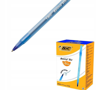 Pera - Blue Bic Round Stick 1 mm pero - 60 kusov