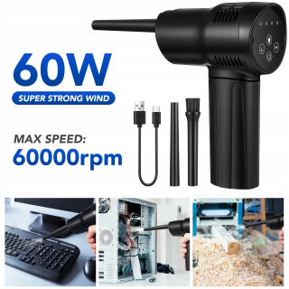 Vzduchový ventilátor Electric Duster PC stlačený bezšnúrový