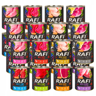 DOLINA NOTECI RAFI KRMIVO PRE PSY ZMES CHUTÍ 24x800g