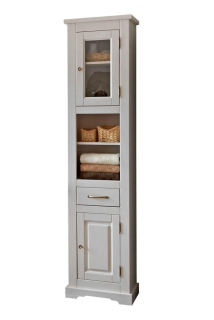 Drevený stĺpik Comad Romantic 800 45x30x190 cm biely