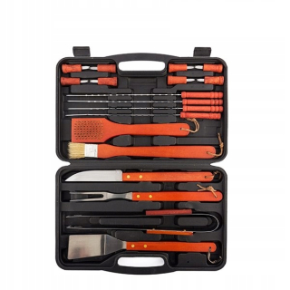 Drevené príslušenstvo BBQ SET v puzdre na BBQ