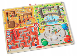 Magnetické bludisko Melissa a Doug 4v1 Paw Patrol - DARČEK