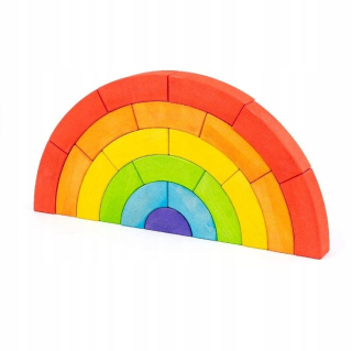 Drevené puzzle - Rainbow - Rainbow Blocks (Bajo)