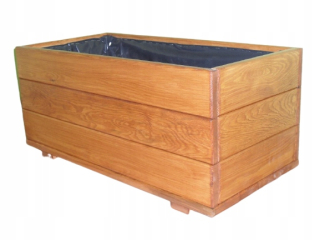 Drevený kvetináč 30 cm