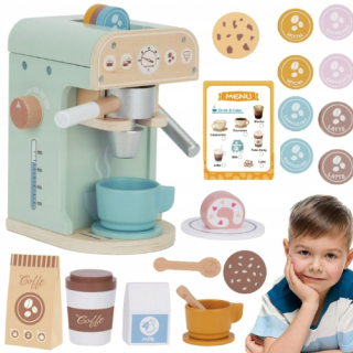 TOOKY TOY Drevený kávovar Cafe Barista