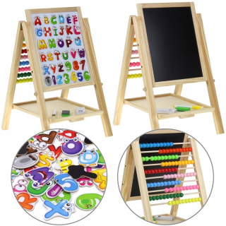 Kriedová, magnetická tabuľa - Suchý -rate magnetická doska 45x60 Freebies