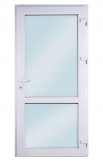 Exteriérové dvere - Vonkajšie dvere 1000 x 2000 PVC White Shop